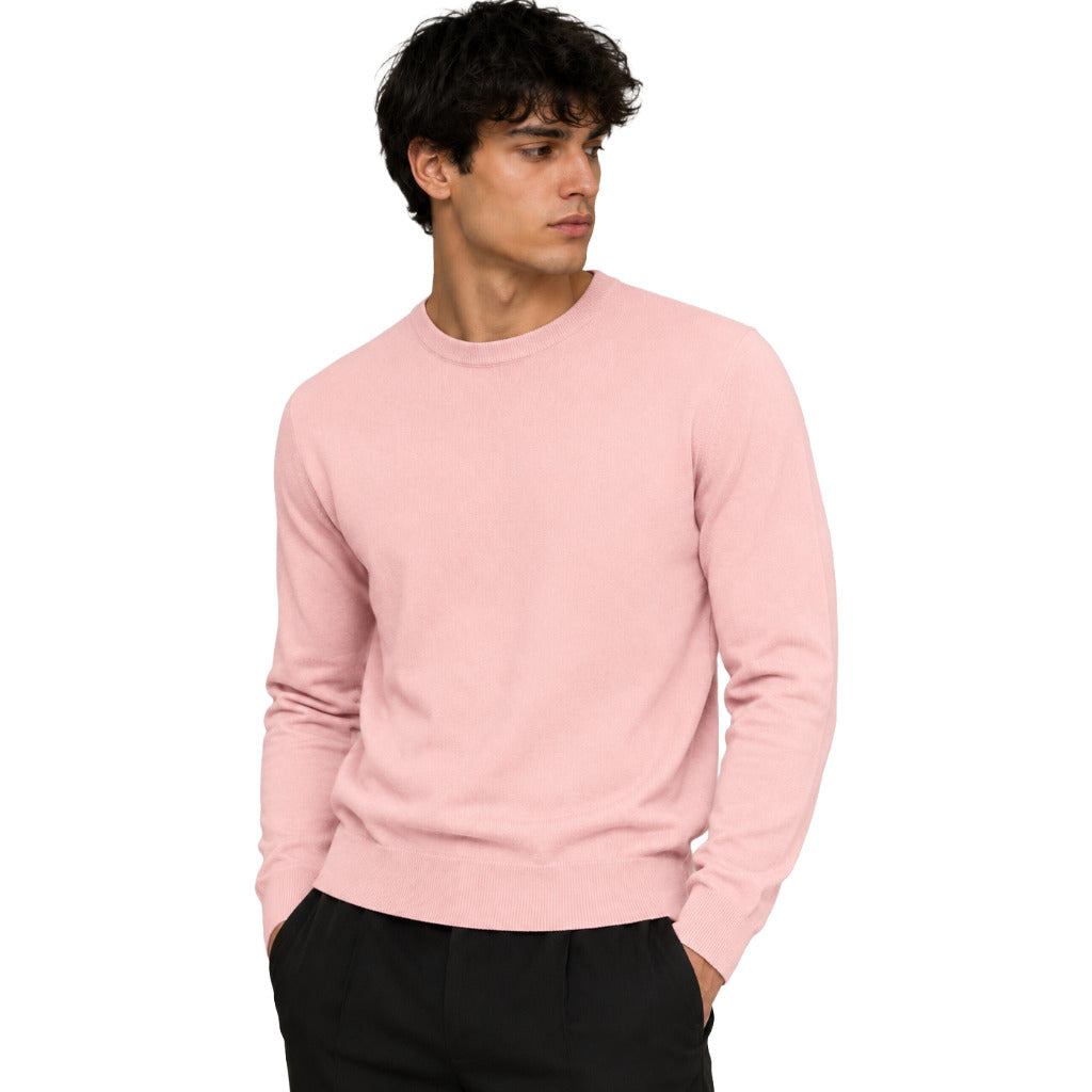 alpha studio - maglia girocollo seta e cashmere