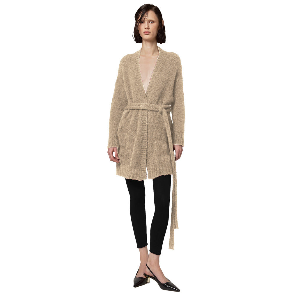 alpha studio - cardigan con cintura