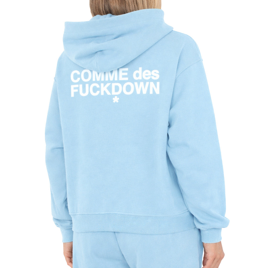 comme des fuckdown - felpa azzurra