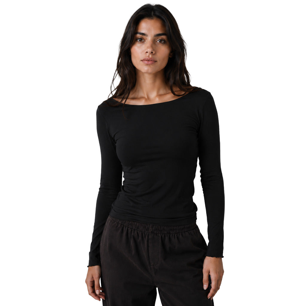 alpha studio - t-shirt maniche lunghe