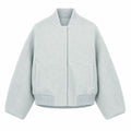 loro piana tessuto - bomber capolavoro ghiaccio