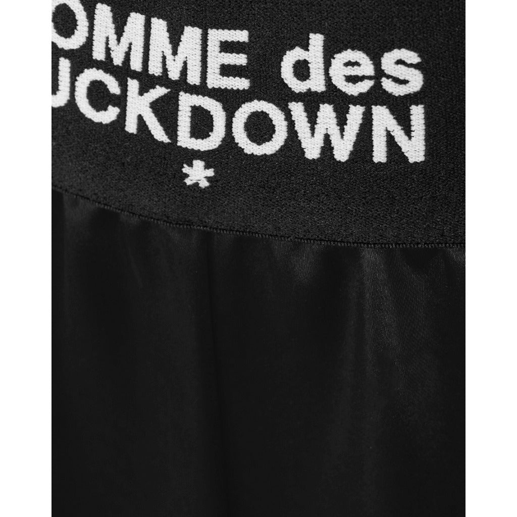 comme des fuckdown - pantaloni in raso neri