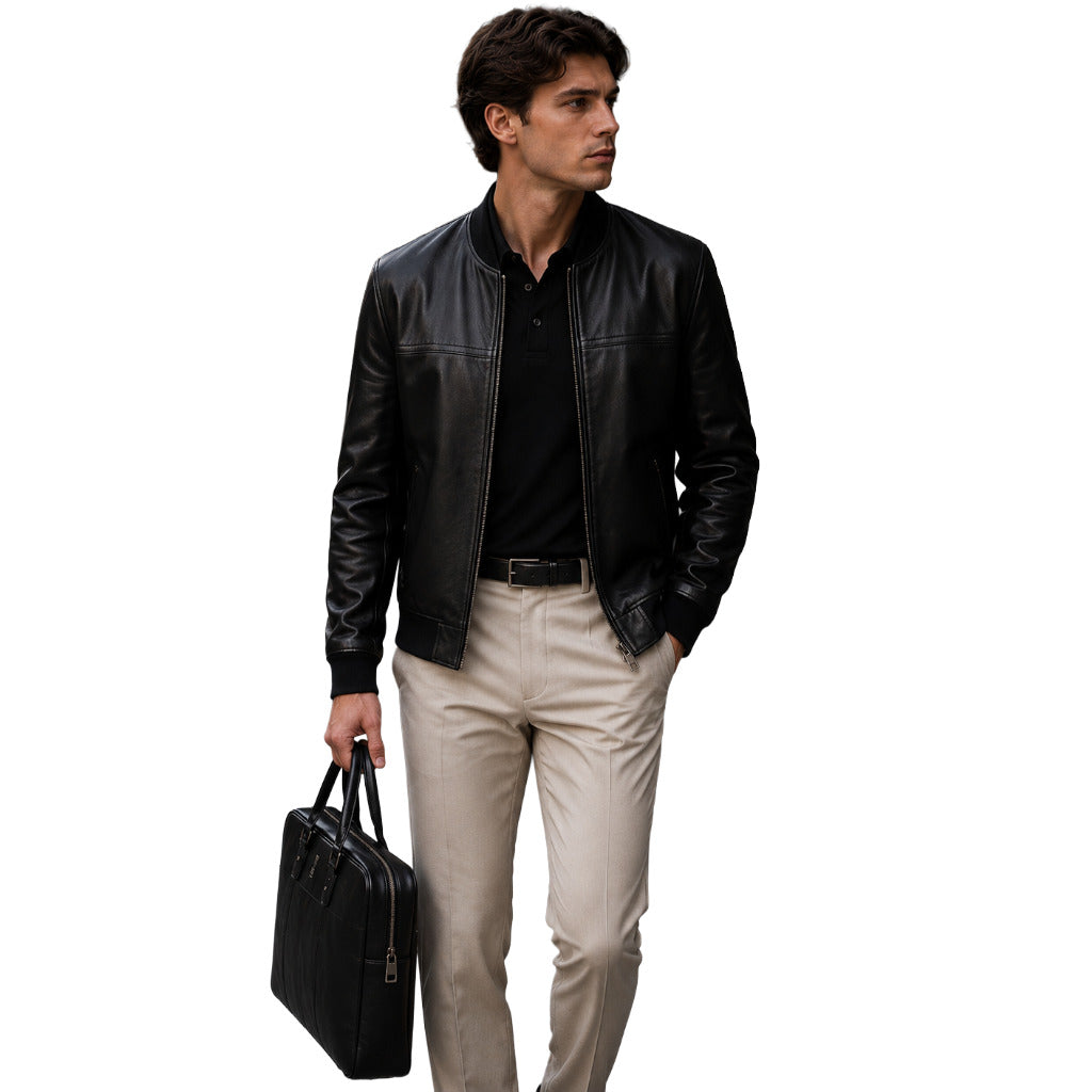 dolce & gabbana - giacca in pelle