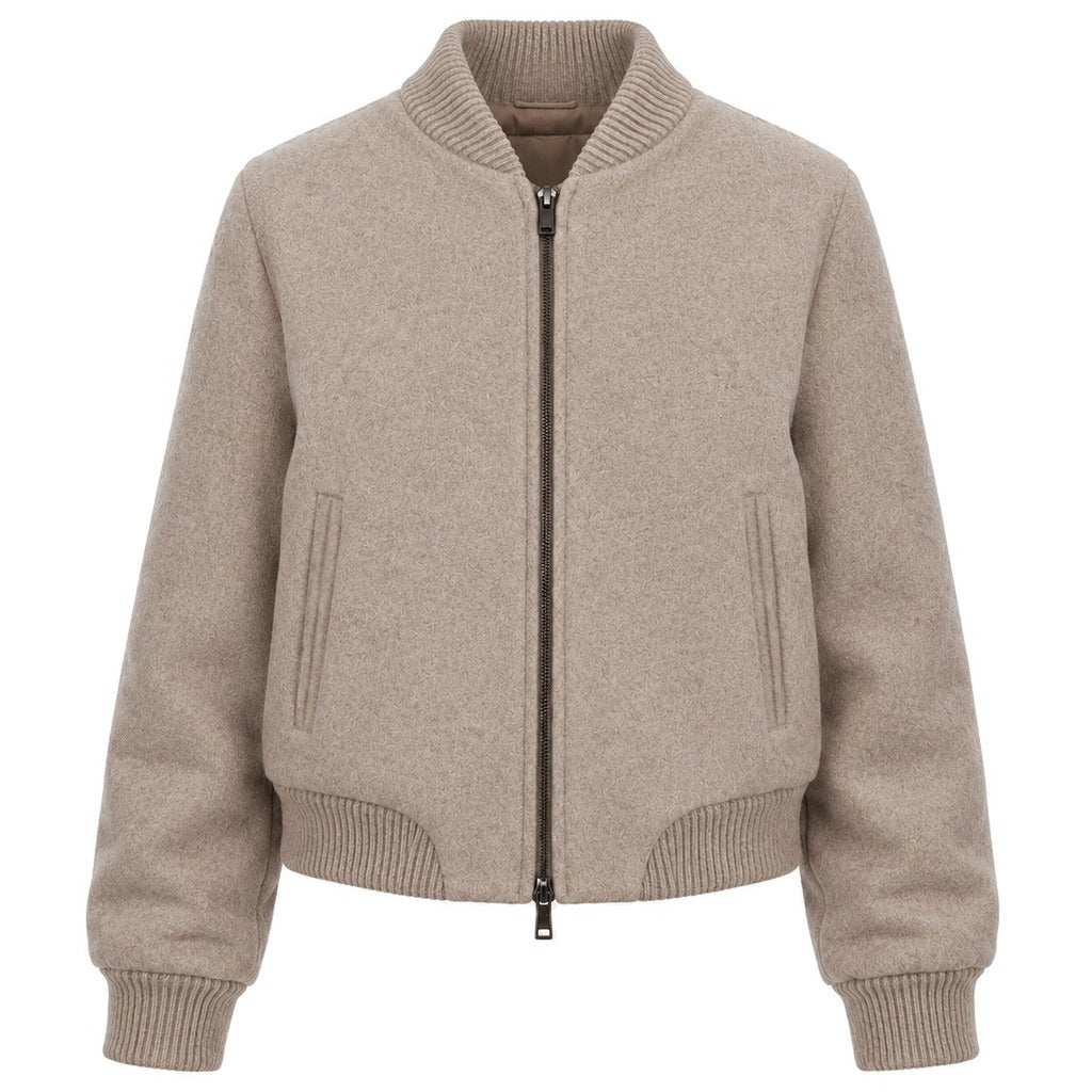 loro piana tessuto - bomber capolavoro beige