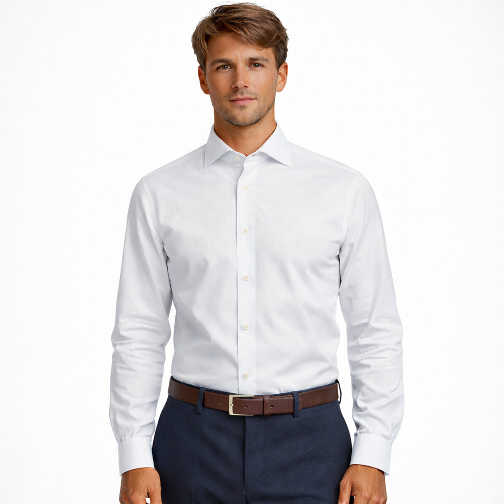 bagutta - camicia brando collo italiano