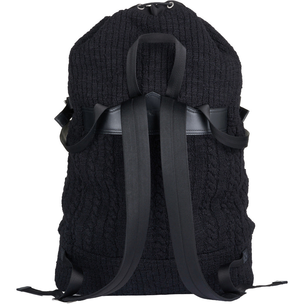 dolce & gabbana - zaino nero in maglia