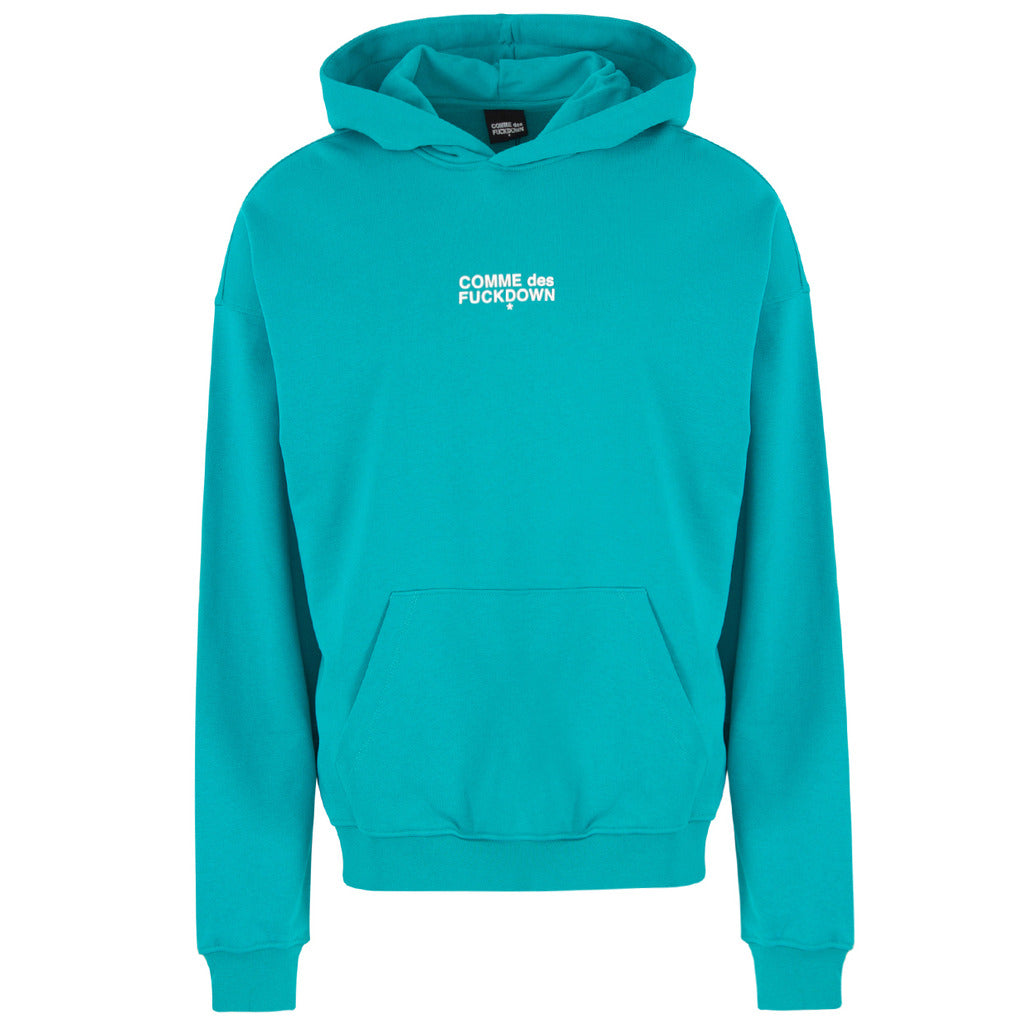 comme des fuckdown - felpa cappuccio stampa logo