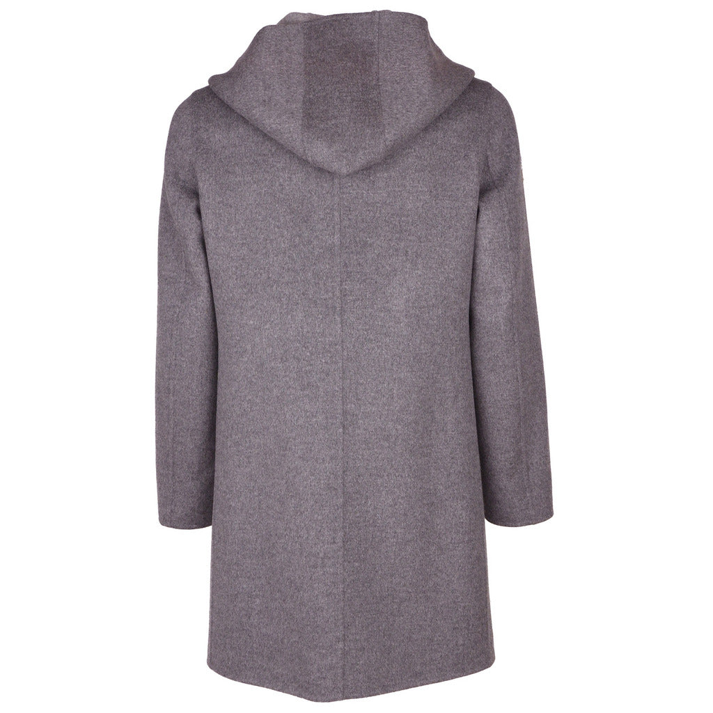 loro piana tessuto - cappotto capolavoro grigio melange