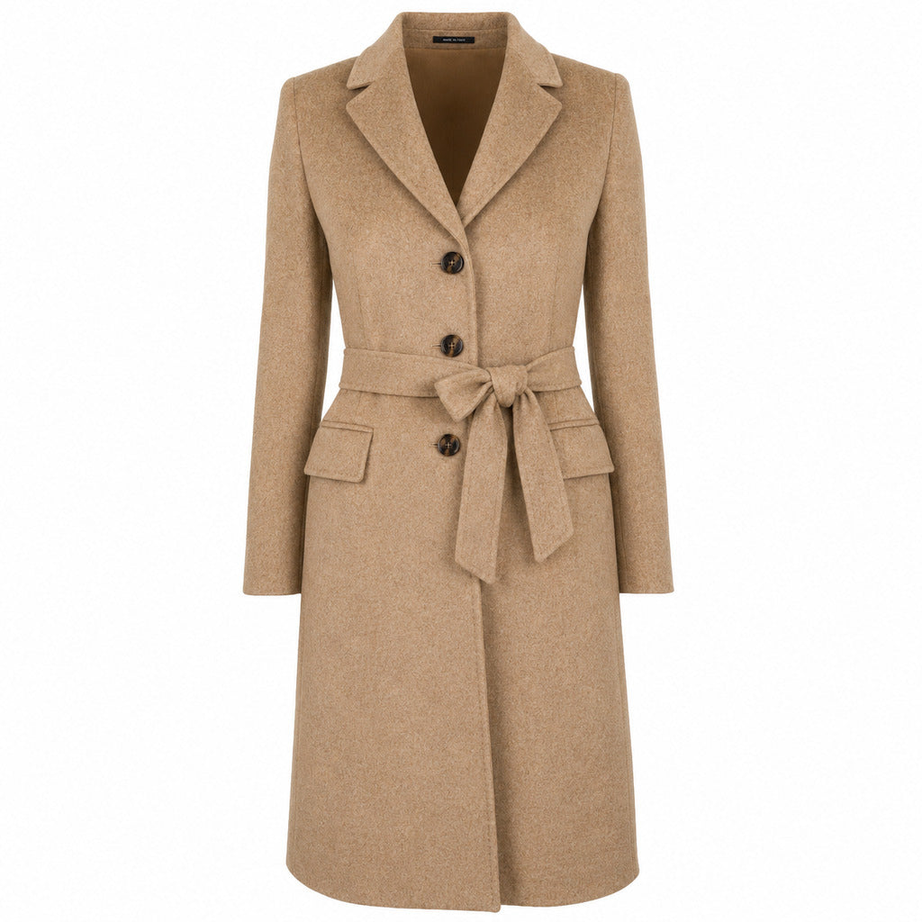 loro piana tessuto - cappotto capolavoro cammello