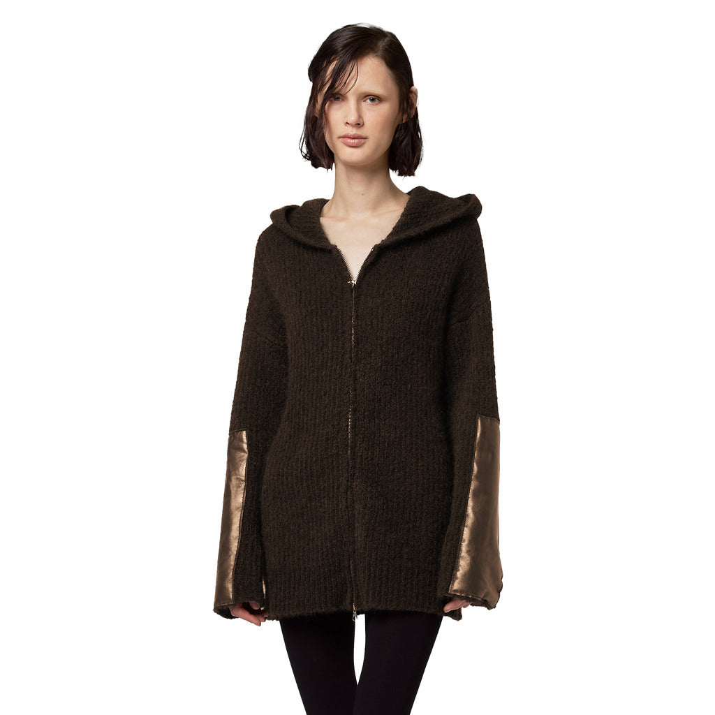 alpha studio - maglia cappuccio costa inglese