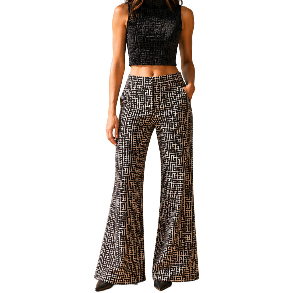 balmain - pantalone stampa pattern