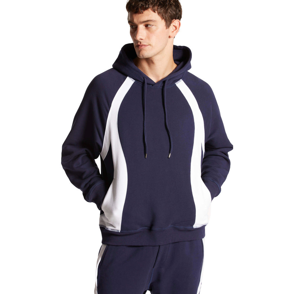dsquared2 - felpa blu con cappuccio