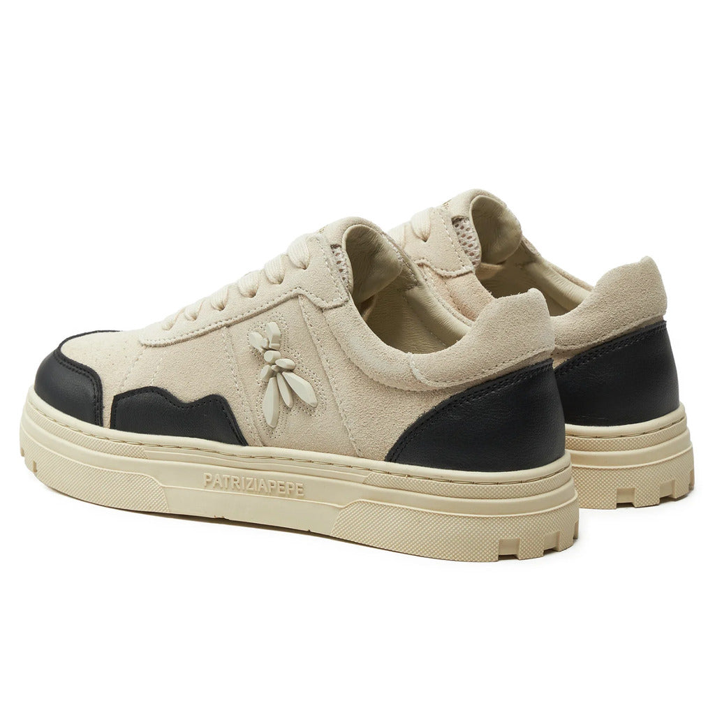 patrizia pepe - sneakers scamosciate beige