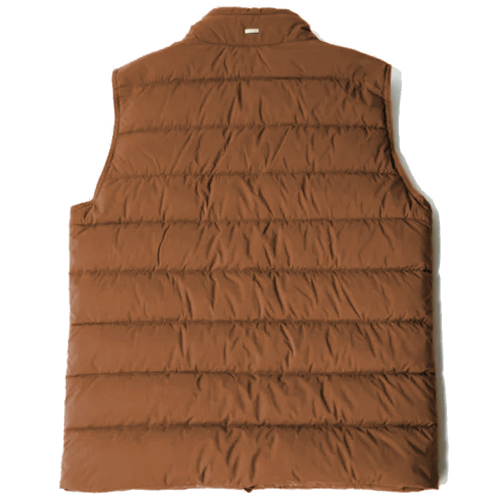 herno - piumino gilet marrone