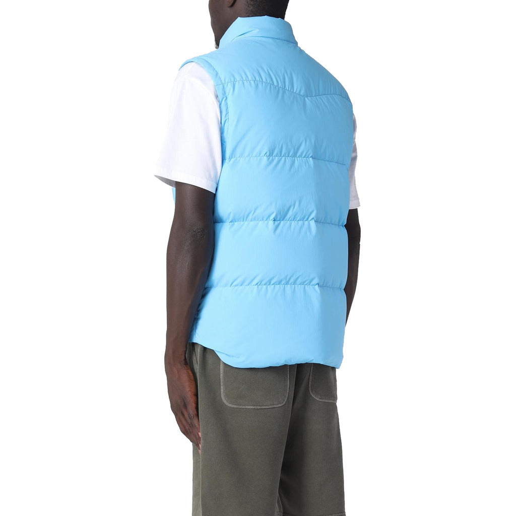 woolrich - gilet piumino azzurro