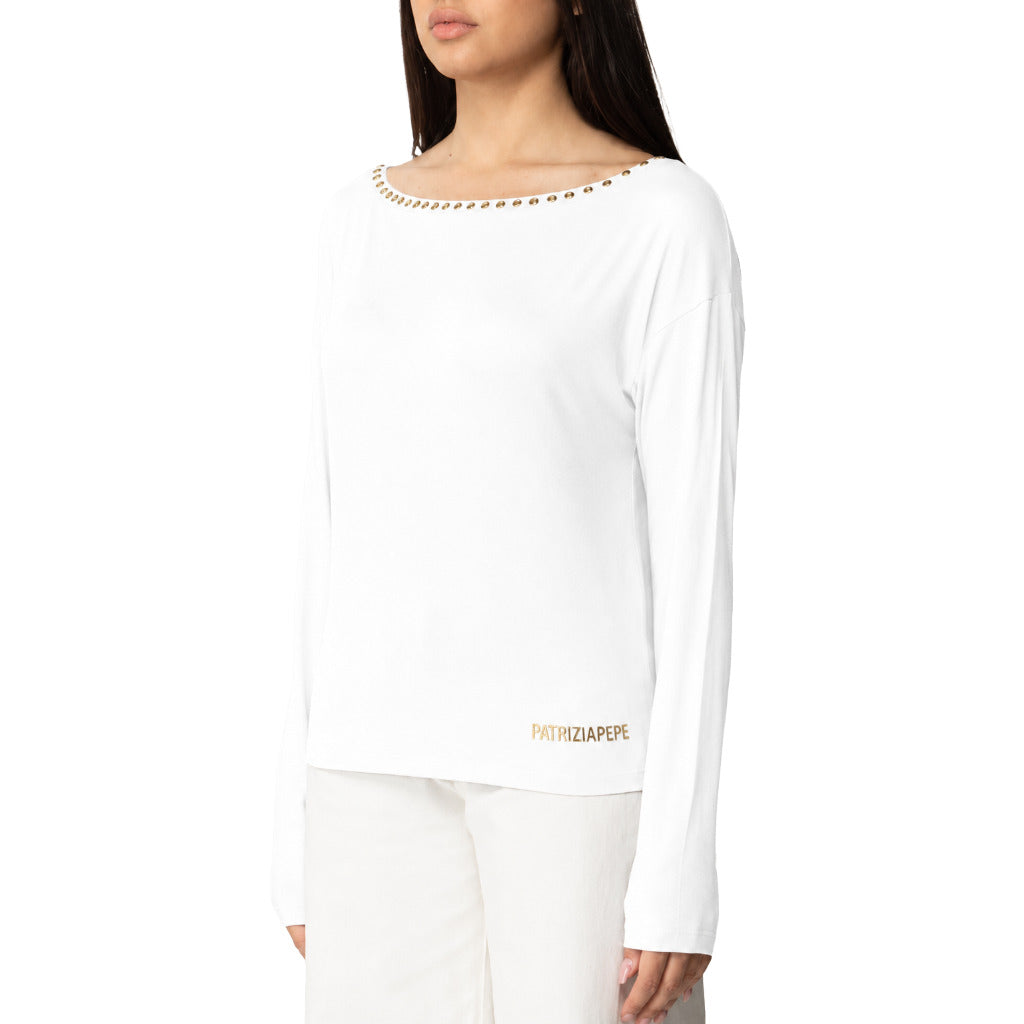 patrizia pepe - t-shirt a maniche lunghe