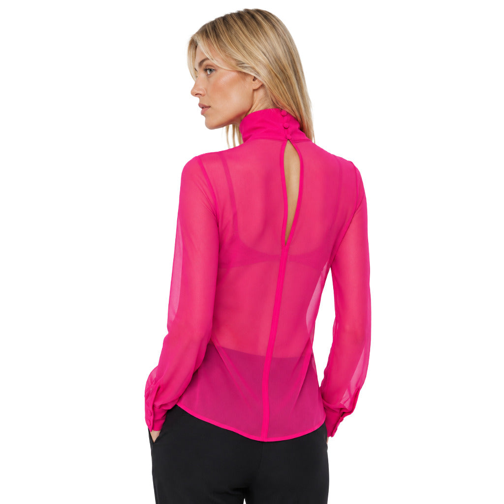 pinko - verdeca blusa georgette
