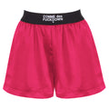 comme des fuckdown - shorts in raso fuxia