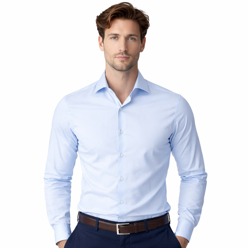 bagutta - camicia brando collo italiano