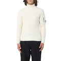 c.p. company - turtle neck re-wool panna