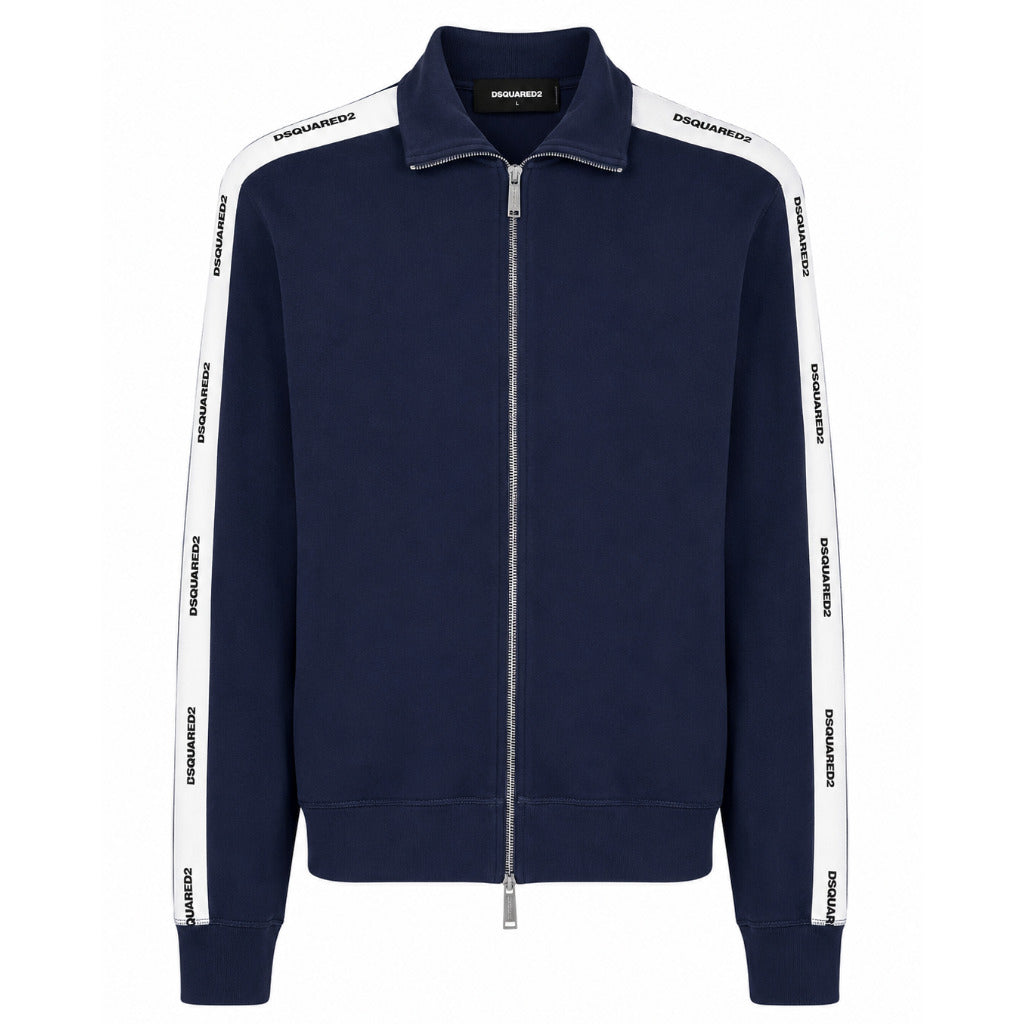 dsquared2 - felpa cotone bande logate