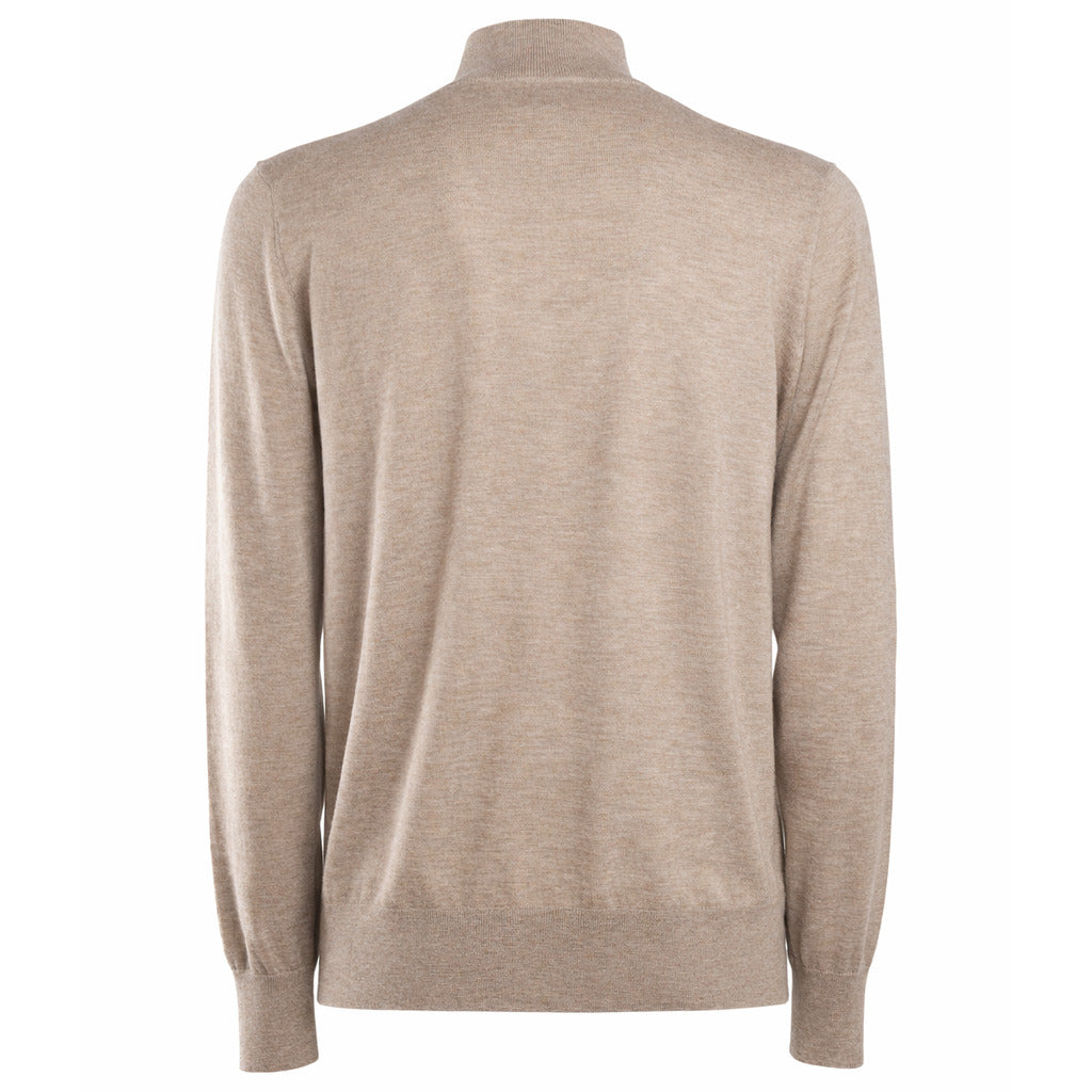 bagutta - cardigan finezza 16 beige