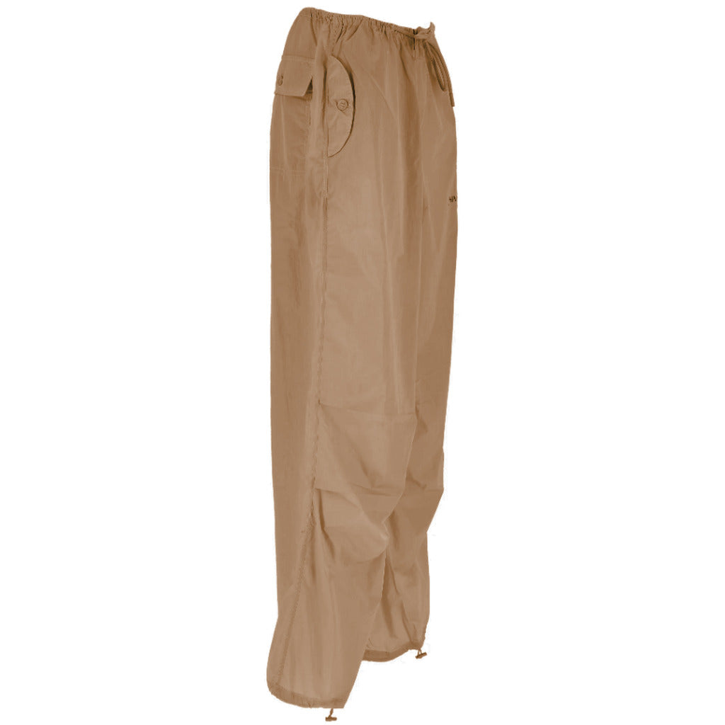 hinnominate - pantaloni nylon marrone
