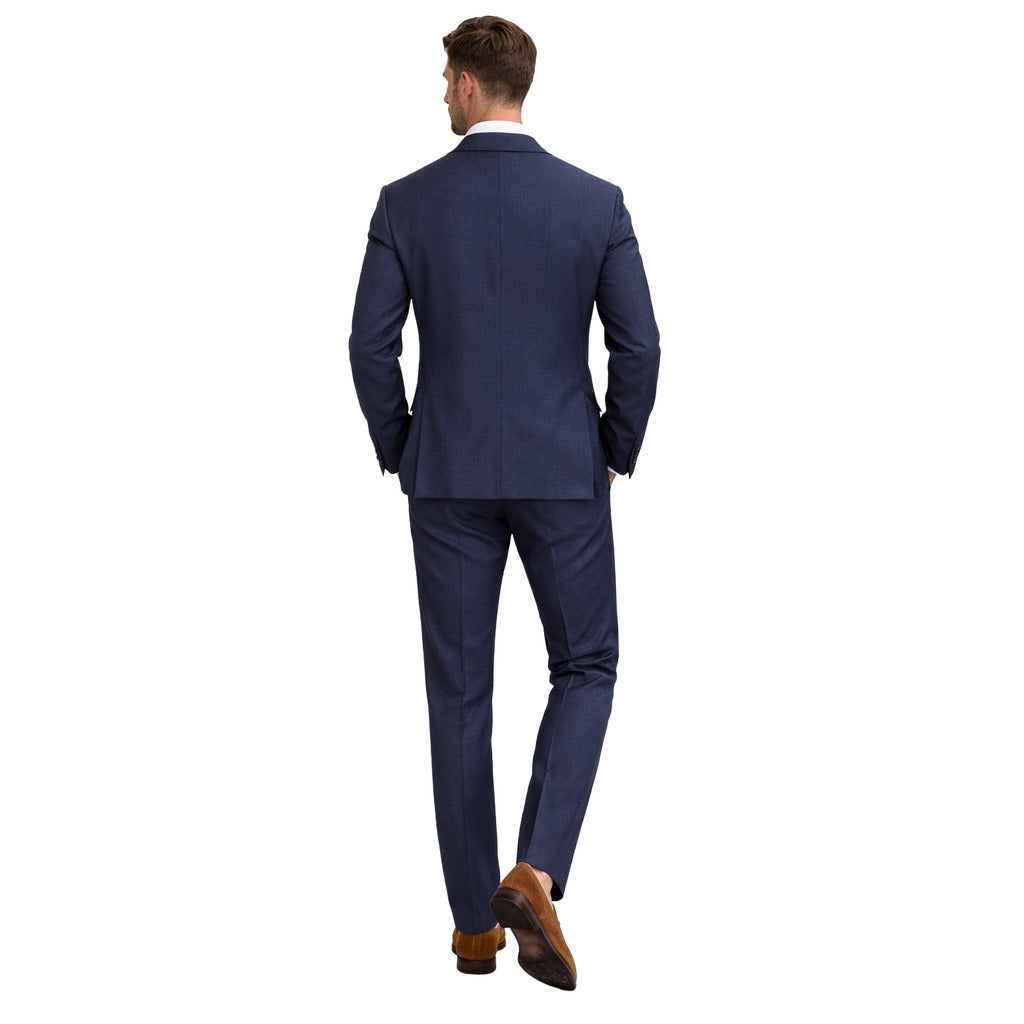 loro piana tessuto - completo lana blu navy