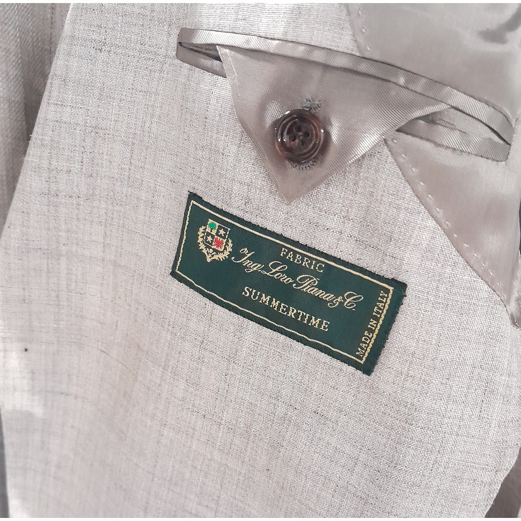 loro piana tessuto - completo misto lana & seta