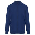malo - cardigan zip zaffiro