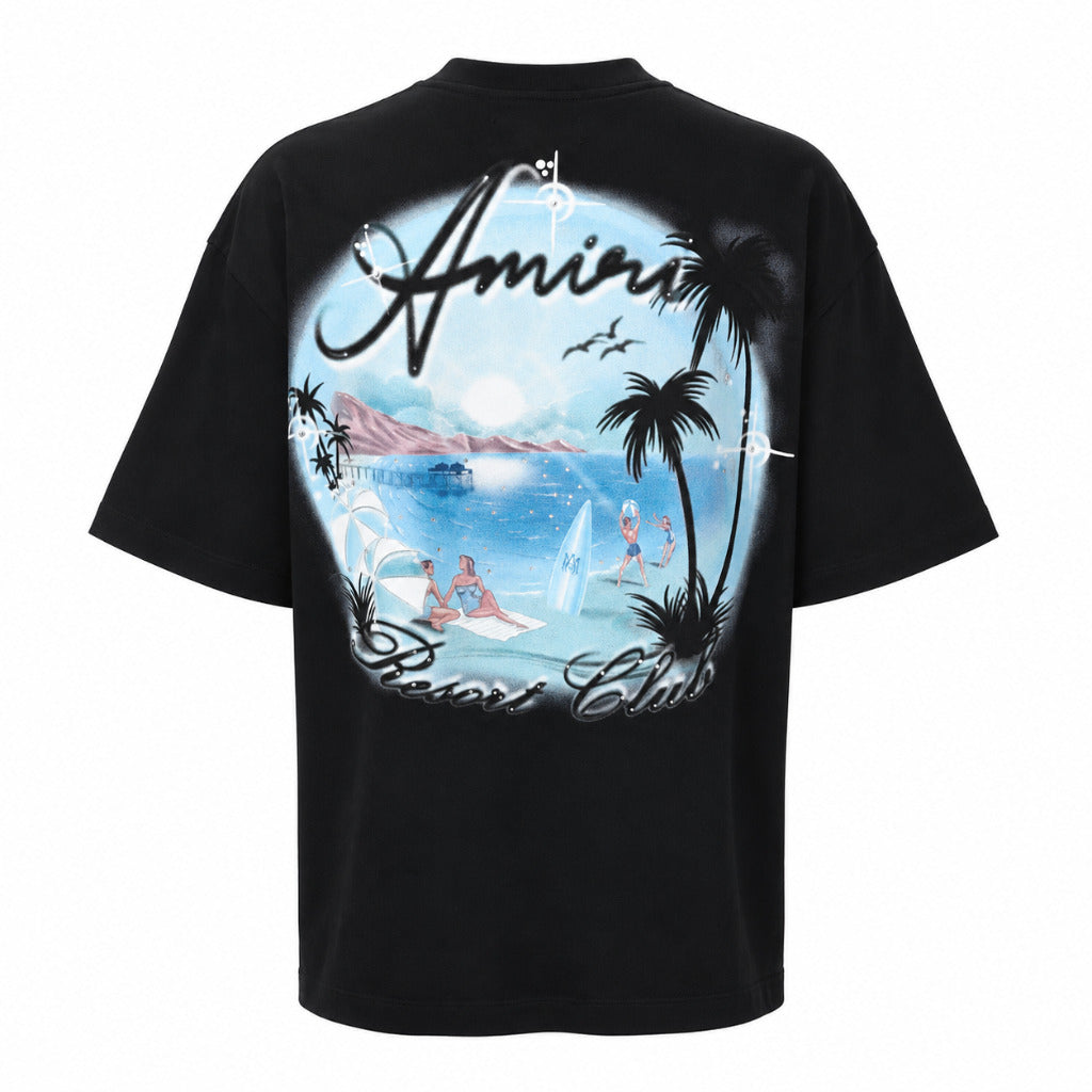 amiri - paradise brush t-shirt