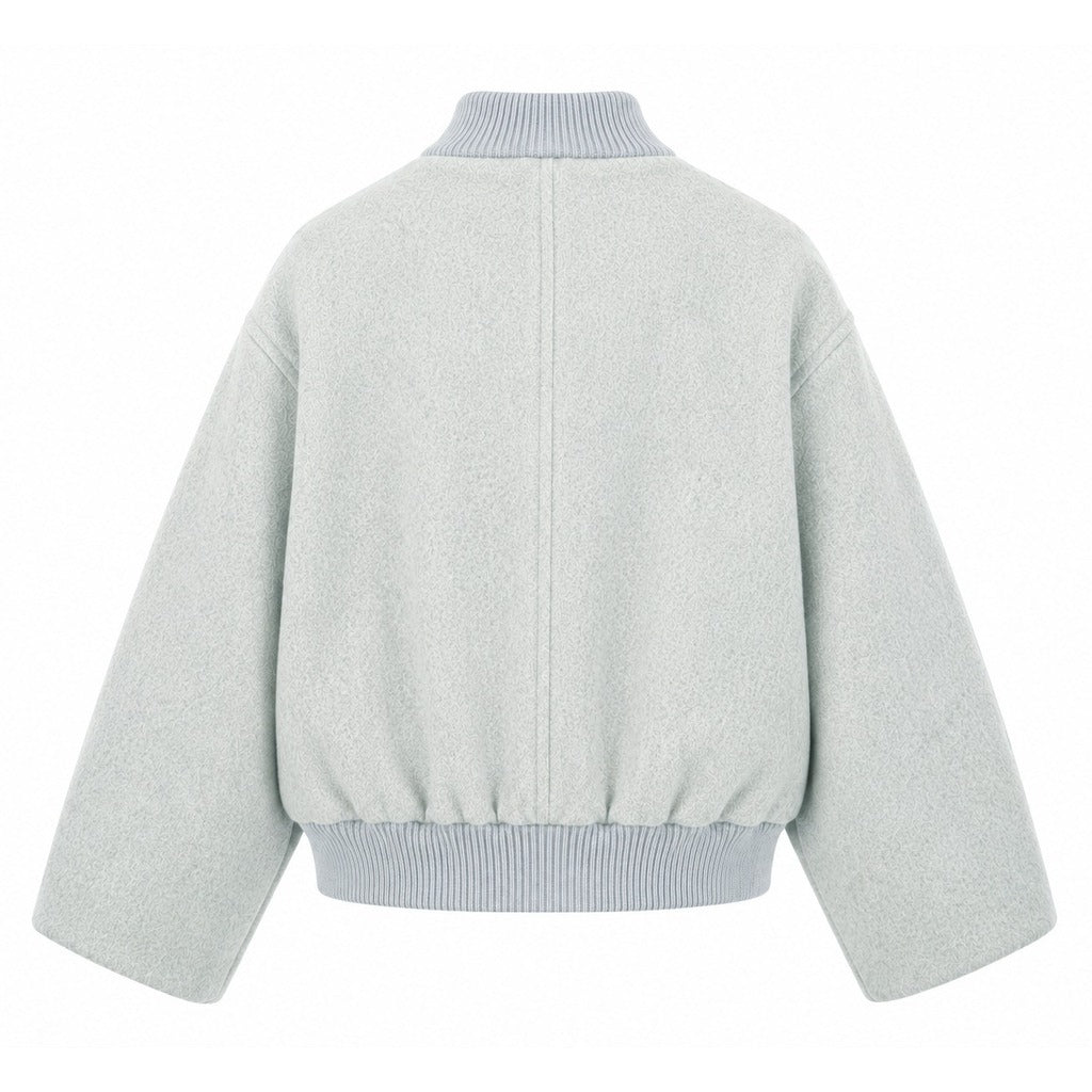 loro piana tessuto - bomber capolavoro ghiaccio