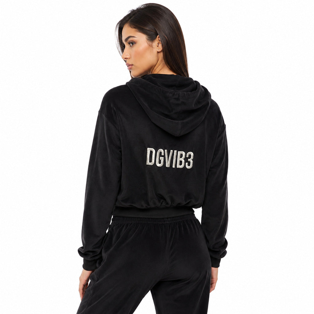 dolce & gabbana - felpa crepped nera