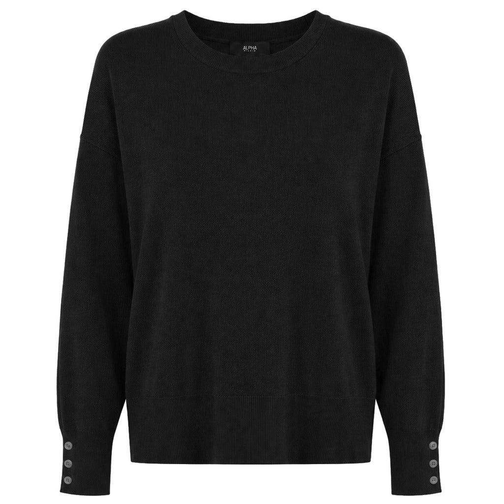 alpha studio - girocollo m/l seta-cashmere