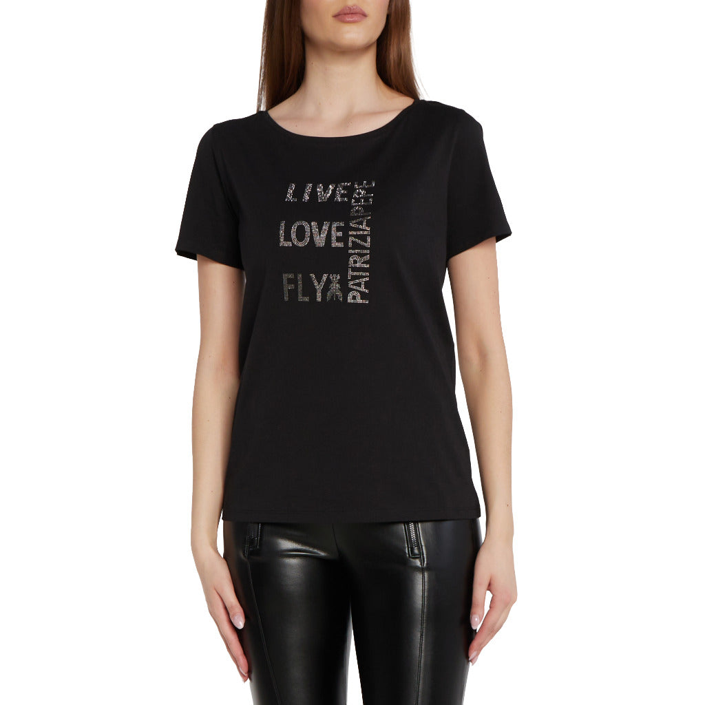patrizia pepe - t-shirt con strass