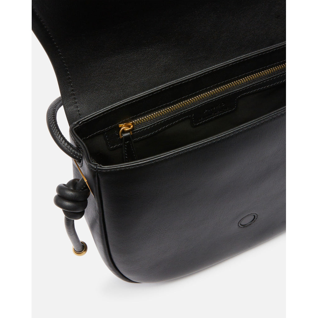 pinko - saddle classic nero
