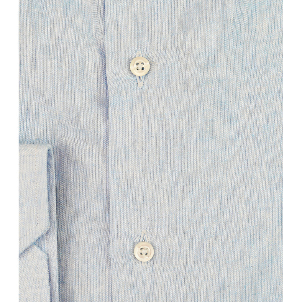 bagutta - camicia button down celeste