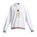 dolce & gabbana - optical white hoodie