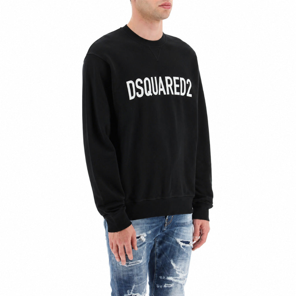 dsquared2 - felpa girocollo stampa logo