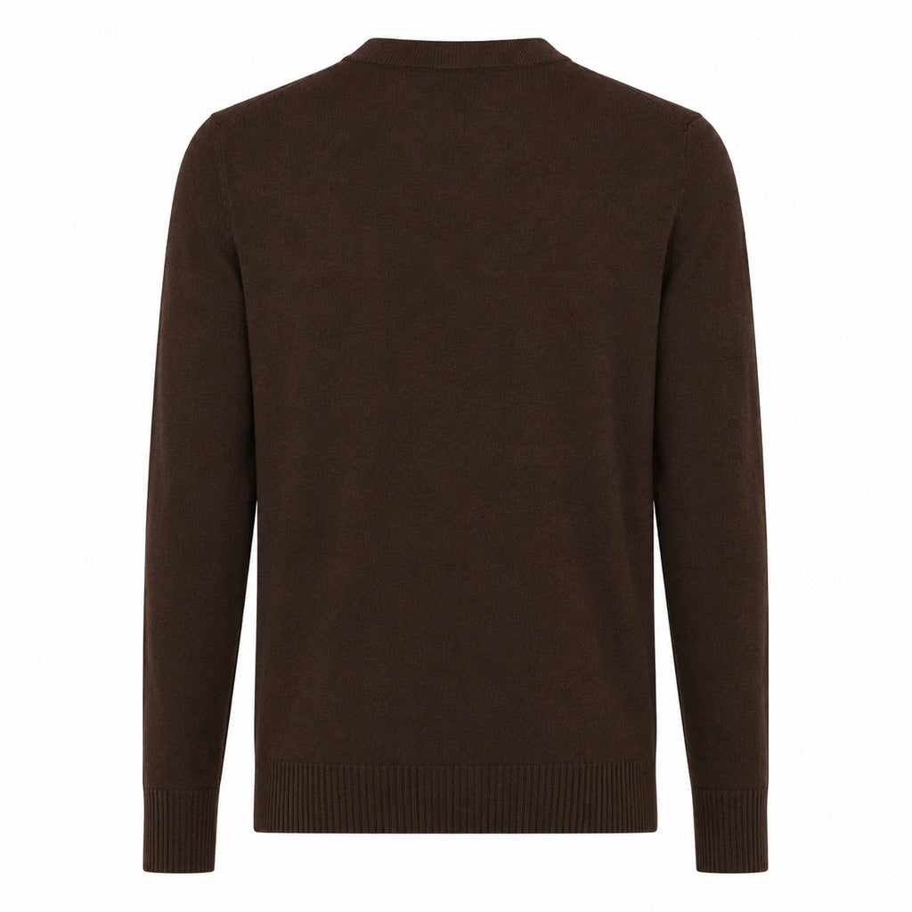 alpha studio - Maglia girocollo lana merino