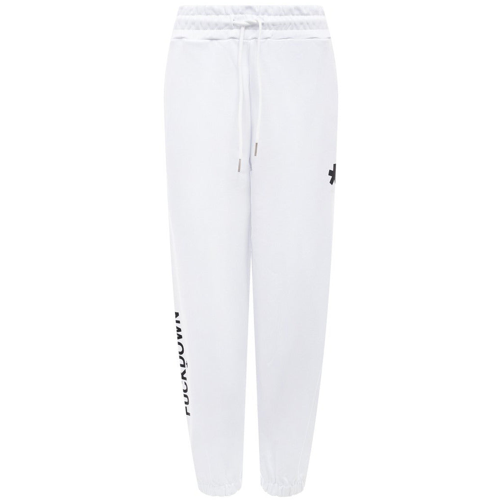 comme des fuckdown - pantaloni felpa bianchi