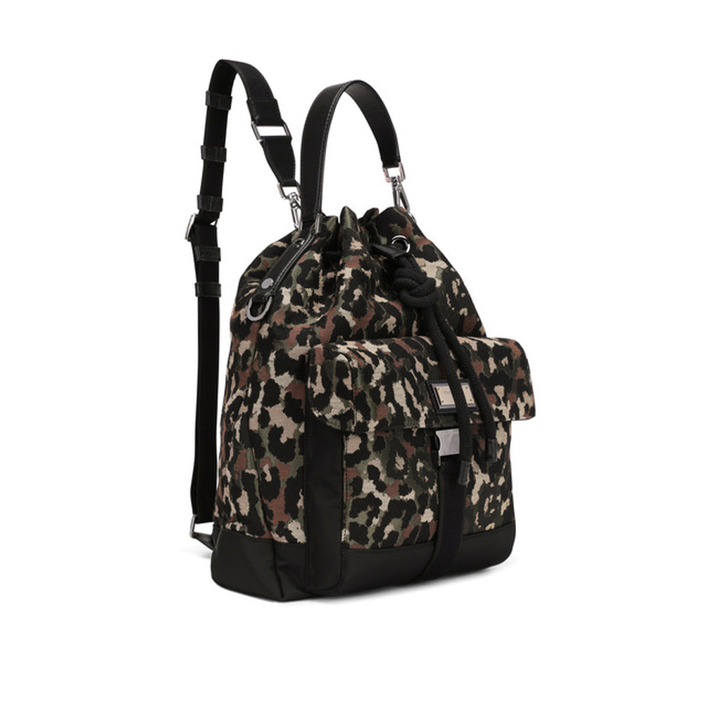 dolce & gabbana - borsa a tracolla jacquard mimetica