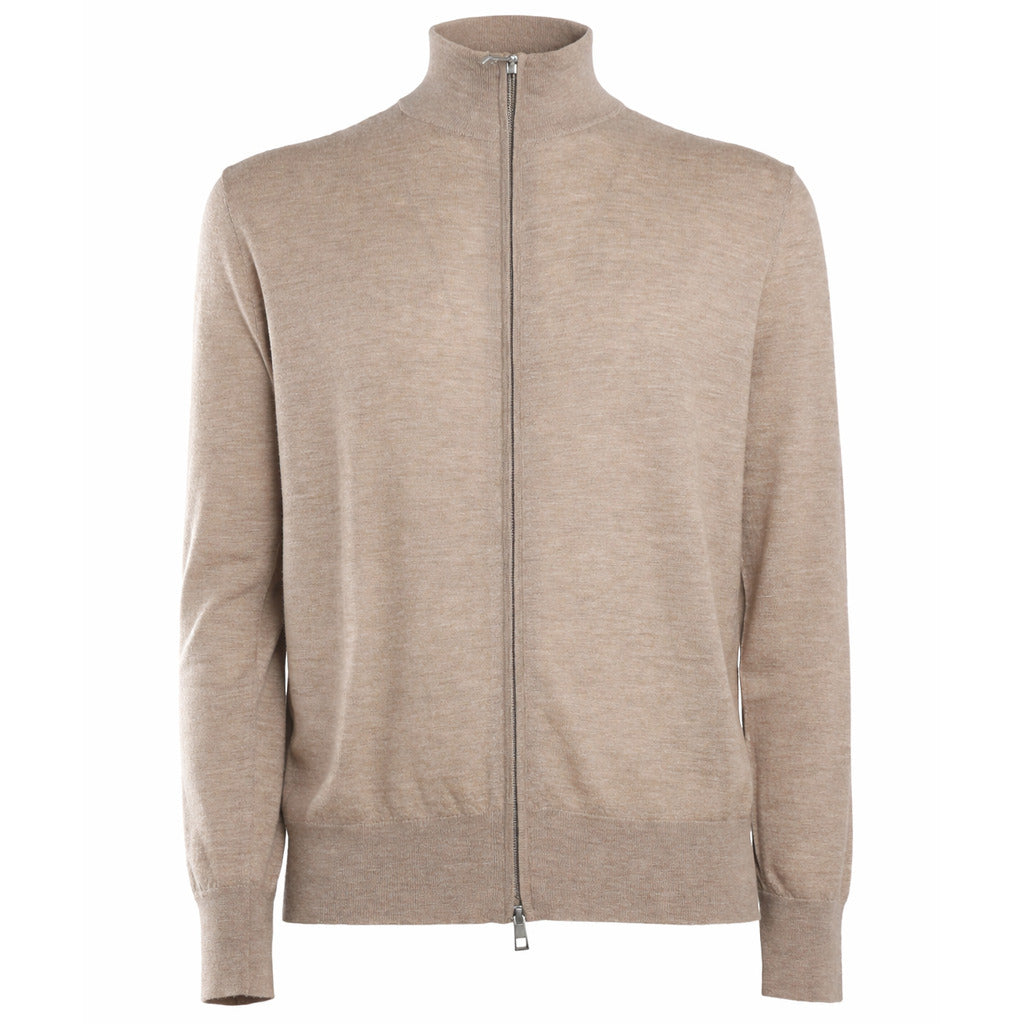 bagutta - cardigan finezza 16 beige