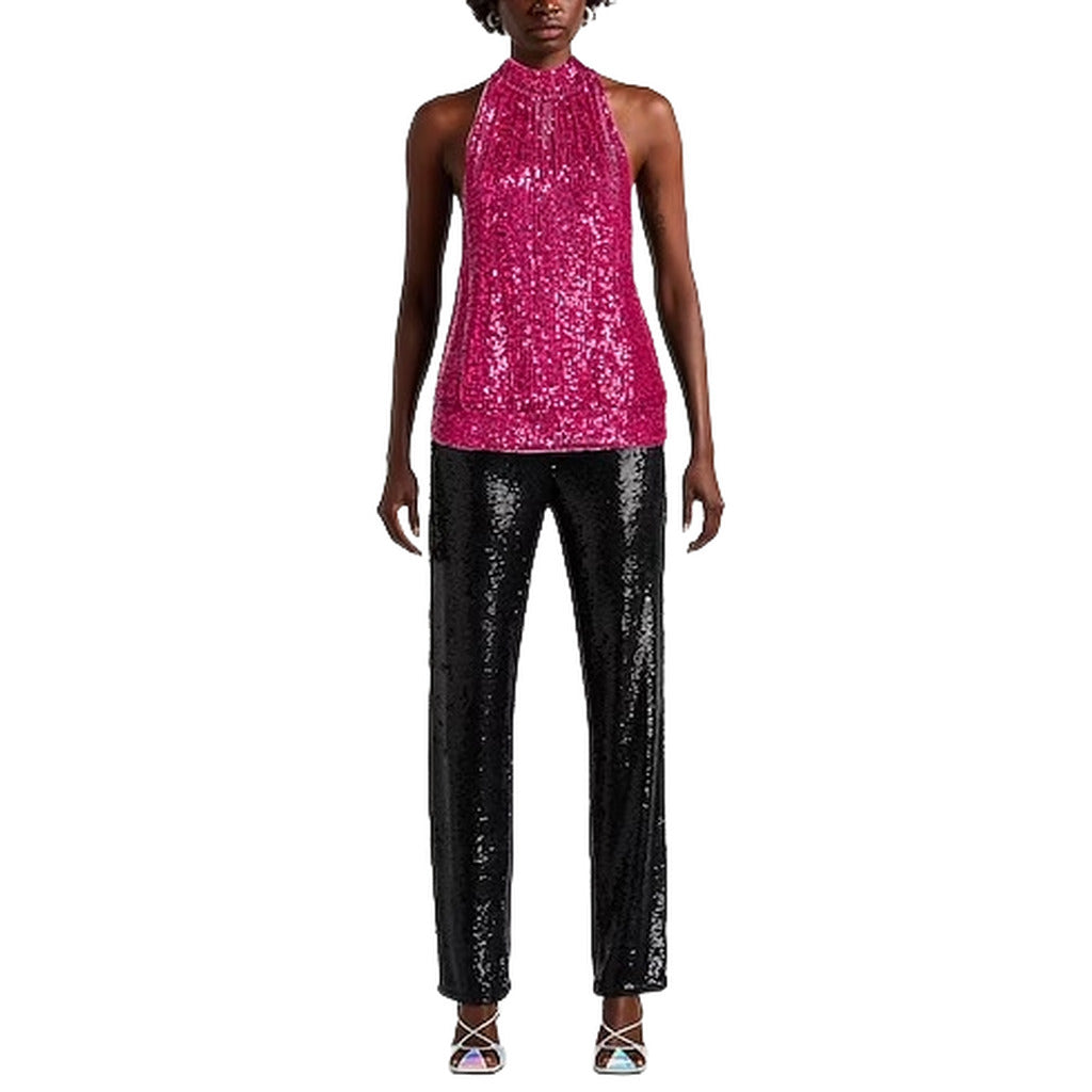 patrizia pepe - abito paillettes fucsia