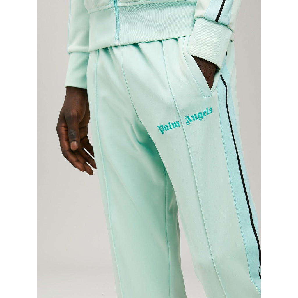 palm angels - track pants fluo green