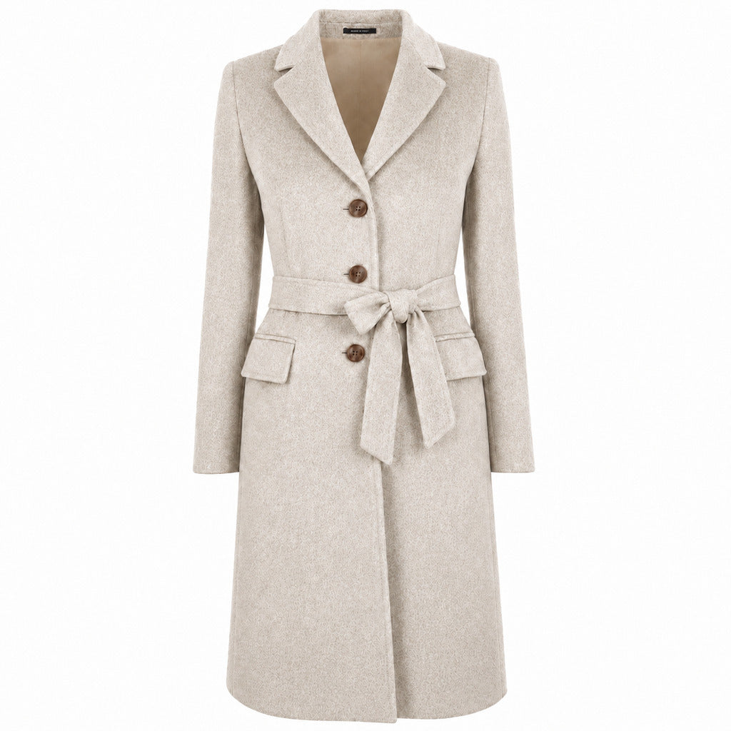 loro piana tessuto - cappotto capolavoro beige