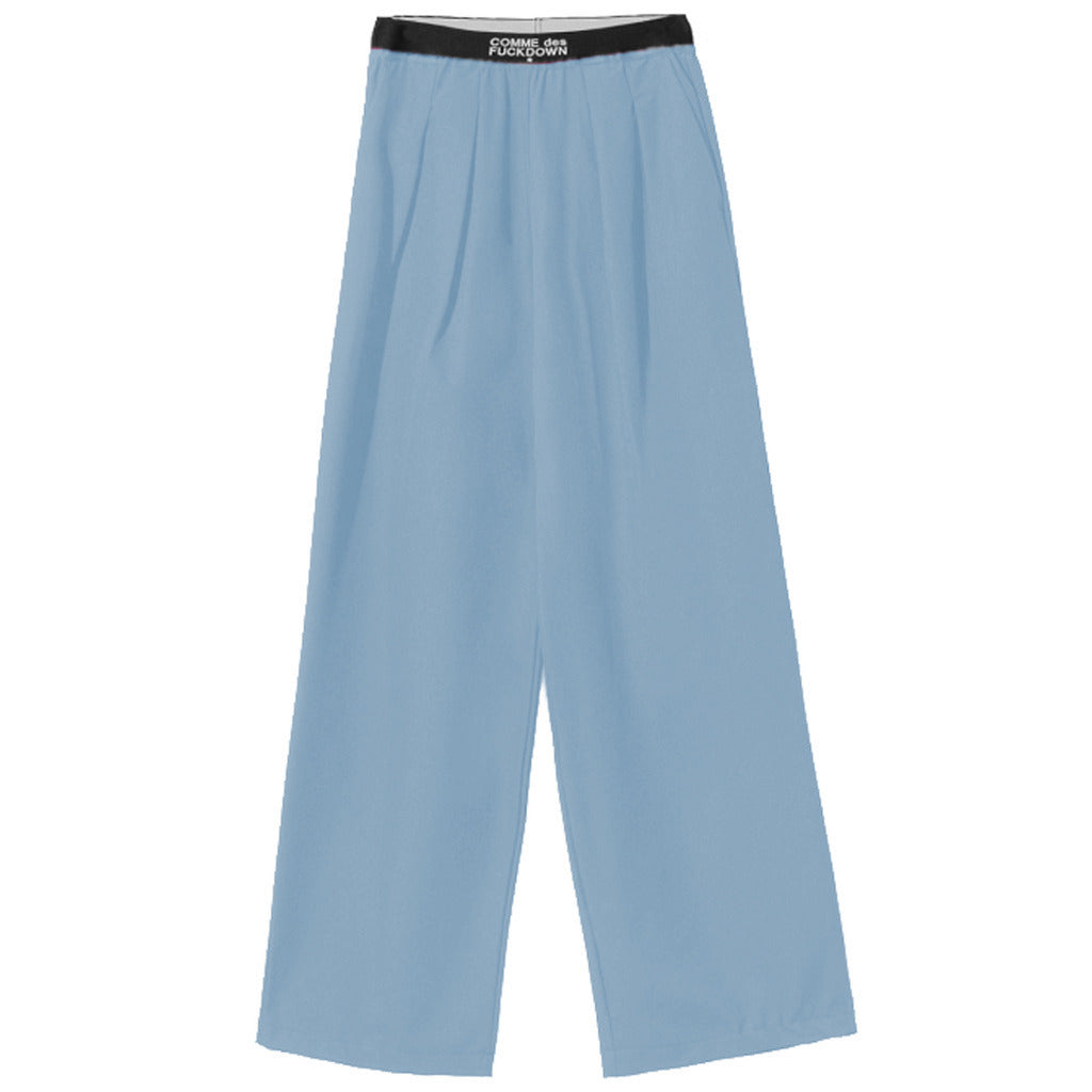 comme des fuckdown - pantaloni palazzo azzurri