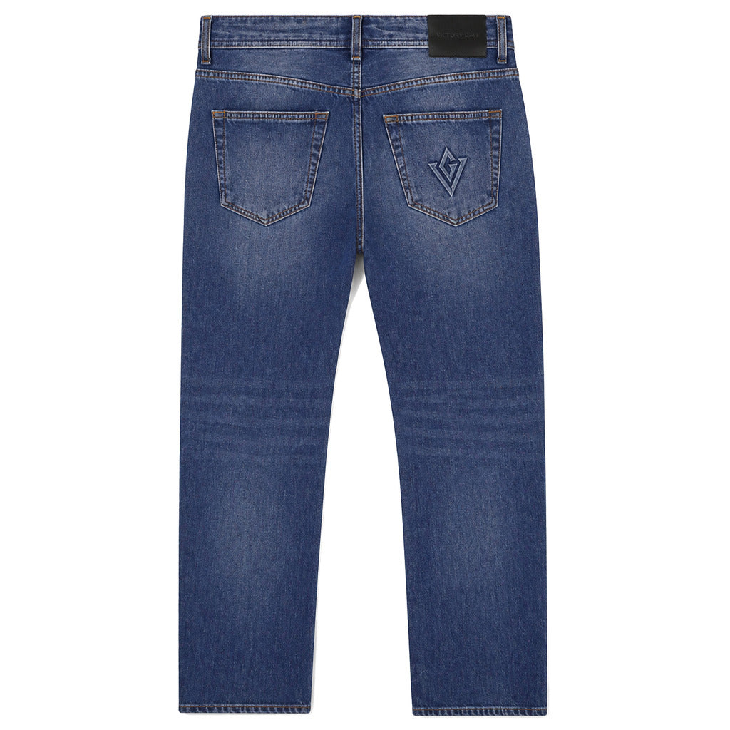 victory gate - denim slim fit indaco mid