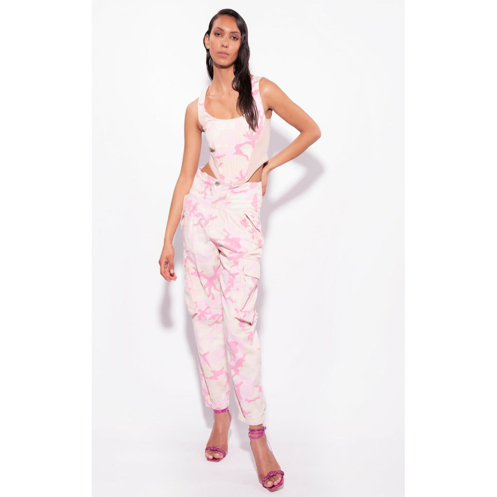 pinko - pantaloni fitness cargo