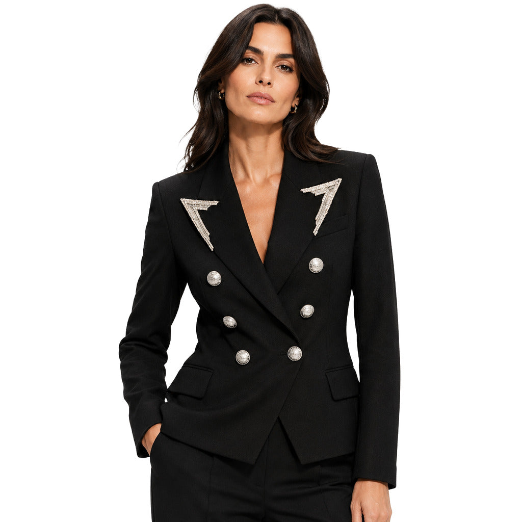 balmain - giacca doppiopetto decorata